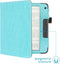 Hoesje geschikt voor Kobo Libra 2 E-reader - iMoshion Vegan Leather Bookcase - Ook geschikt voor Tolino Vision 6 - Lichtblauw