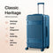SKYCASES Classic Heritage - Trunk Reiskoffer - Extra Groot 110L - TSA Slot - Lichtgewicht - Donkerblauw - 78x44x36 cm