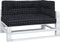 vidaXL - Palletkussens - 3 - st - ruitpatroon - stof - zwart