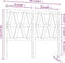 vidaXL - Hoofdbord - 166x4x100 - cm - massief - grenenhout - wit