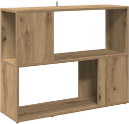 vidaXL - Boekenkast/kamerscherm - 80x24x63 - cm - artisanaal - eikenkleur