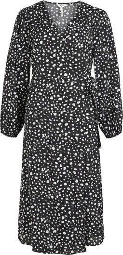 OBJECT - OBJSELINE WRAP DRESS - Maat 42 - Met ceintuur en split (2022)
