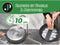 Just Perfecto JL-42 - Koekenpan 24 cm en Steelpan 20 cm - Vijf Lagen - Zwart
