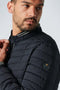 No Excess Jacket - Gewatteerd - Regular fit met ribkraag - Zwart
