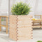 vidaXL - Plantenbak - 50x50x68,5 - cm - massief - grenenhout