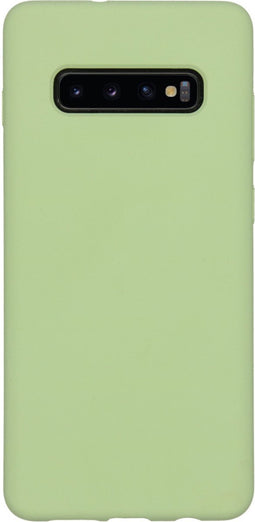 Accezz Samsung Galaxy S10+ - Back Cover - Schokabsorberend - Groen