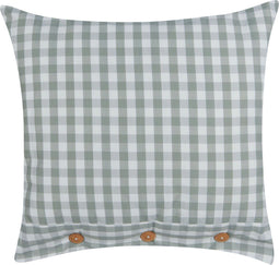 TALYA - Sierkussen - Groen/Wit - 45 x 45 cm - Polyester