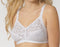 Triumph Elegant Cotton N - Beugelloze beha - Bloemmotief - Zwart - Maat B80