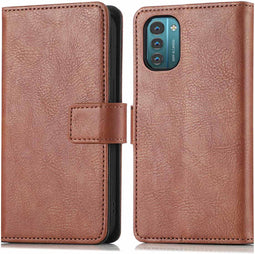 iMoshion Hoesje Geschikt voor Nokia G21 / G11 Hoesje Met Pasjeshouder - iMoshion Luxe Bookcase - Bruin