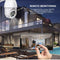 Merkloos - Beveiligingscamera - Waterdicht - 1080P - IP66 - Draai- en kantelbaar - Wit