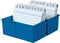 Kaartenbak han a6 300krt breed kstof blauw | 3 stuks