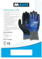 OXXA Full-Nitrile 14-650 handschoen XL Oxxa - Blauw/zwart - Nitril/Nylon - Gebreid manchet - EN 388:2016