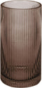 Present Time Vaas Allure Straight - Glas Chocolade Bruin - Ø10x20cm - Modern