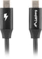 Lanberg CA-CMCM-40CU-0018-BK - USB C Kabel - 1,8 m - Zwart