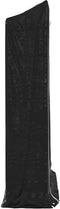 vidaXL - Haardhoutrek - met - regenhoes - 150x40x200 - cm - gegalvaniseerd - staal