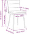 vidaXL - Eetkamerstoelen - 2 - st - fluweel - donkergroen