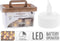 LED-Theelichtjes - Box 24 stuks - Timer 6 uur - Warmwit