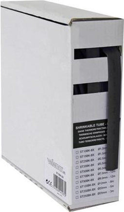 HQ Thermische Krimpkous 7.0Mm - Waterdicht - Zwart - 12M