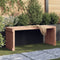 vidaXL - Tuinbankje - verlengbaar - 212,5x40,5x45 - cm - massief - douglashout