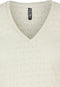 Pieces PCCHRISTY NEW - LS TOP BC Dames T-shirt - V-hals met mouwdetail - Maat S
