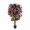 Mica Decorations Kunstbloem Bougainvillea - 70x70x140 cm - Polyester - Roze