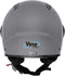 VINZ Como - Jethelm - ECE 22.06 goedgekeurd - Lichtgewicht 1150 gram - Titanium - M