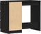 vidaXL - Bureau - 90x45x76 - cm - spaanplaat - zwart - eikenkleurig