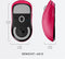Logitech G PRO X SUPERLIGHT - Draadloze Gaming Muis - Lichtgewicht <63g HERO-sensor - Magenta