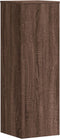 vidaXL - Plantenstandaard - 33x33x100 - cm - bewerkt - hout - bruin - eikenkleurig