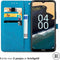 iMoshion Hoesje Geschikt voor Nokia X30 Hoesje Met Pasjeshouder - iMoshion Mandala Bookcase - Turquoise