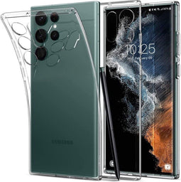 Spigen Galaxy S22 Ultra 5G - Liquid Crystal - Schokbestendig - Transparant