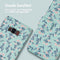 iMoshion Hoesje Geschikt voor Samsung Galaxy S8 Hoesje Met Pasjeshouder - iMoshion Design Bookcase smartphone - Blauw / Blue Flowers