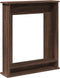 vidaXL - Haardombouw - 75x20x87,5 - cm - bewerkt - hout - bruin - eikenkleurig