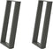 vidaXL - Console - tafelpoten - 2st - U-vormig - 38x(72-73)cm - staal - antraciet