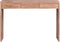 vidaXL - Wandtafel - 110x35x75 - cm - massief - teakhout