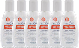 Herome 6-Pack Direct Desinfect Handgel Sensitive (Parfumvrij) 75ml. - Desinfecterende Handgel met 80% Alcohol - Beschermt Tegen Bacteriën en Droogt de Handen Niet Uit - 6*75ml.