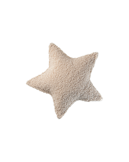 Wigiwama Ster Sierkussen - Biscuit