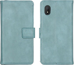 iMoshion Hoesje Geschikt voor Alcatel 1B (2020) Hoesje Met Pasjeshouder - iMoshion Luxe Bookcase - Lichtblauw