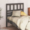 vidaXL - Hoofdbord - 106x4x100 - cm - massief - grenenhout - grijs