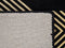VEKSE - Vloerkleed - Zwart/Goud - 140 x 200 cm - Viscose
