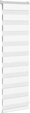 vidaXL - Zebra - rolgordijn - 45x100 - cm - stofbreedte - 40,9 - cm - polyester - wit