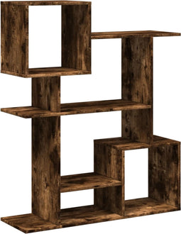 vidaXL - Kamerscherm - / - boekenkast - 92x29x112 - cm - hout - gerookt - eiken
