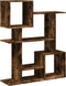 vidaXL - Kamerscherm - / - boekenkast - 92x29x112 - cm - hout - gerookt - eiken
