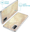 iMoshion Hoesje Geschikt voor Samsung Galaxy A41 Hoesje Siliconen - iMoshion Design hoesje - Goud / Transparant / Allover de luxe