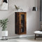 vidaXL - Hangkast - 34,5x34x90 - cm - gerookt - eikenkleurig