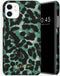 Selencia Hoesje Geschikt voor iPhone 11 Hoesje - Selencia Maya Fashion Backcover - groen