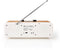 Nedis RDIN2500WT - Internetradio - FM DAB+ Bluetooth - Wit