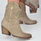 PS Poelman Dixie - Cowboylaarzen - Western hak 7 cm - Bruin Beige Taupe - Maat 38