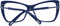 Tods TO5273 54090 bril zonder sterke - Dames - Blauw