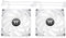 Thermaltake CT120 EX - PC Cooling Fan - ARGB Sync - Wit (2 stuks)